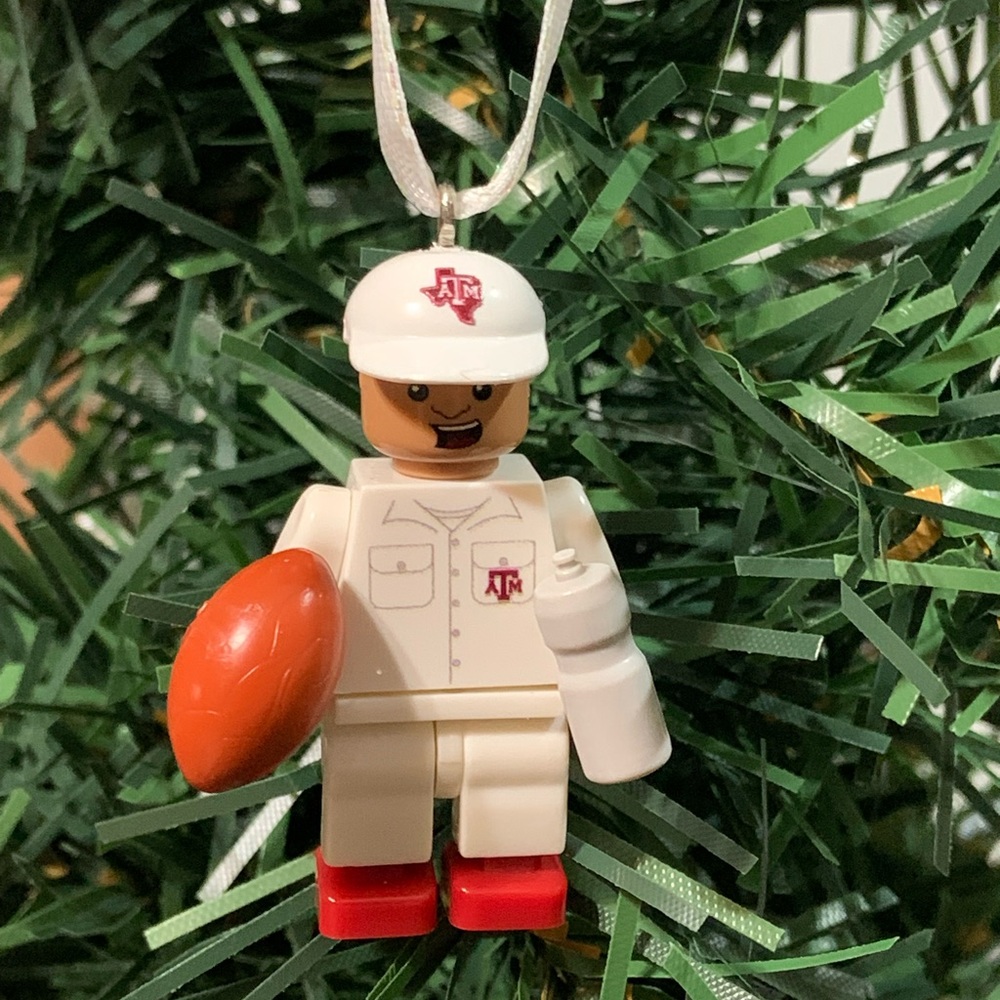 4 for $20 Texas A&M Yell Leader Mini Custom  Christmas Ornament